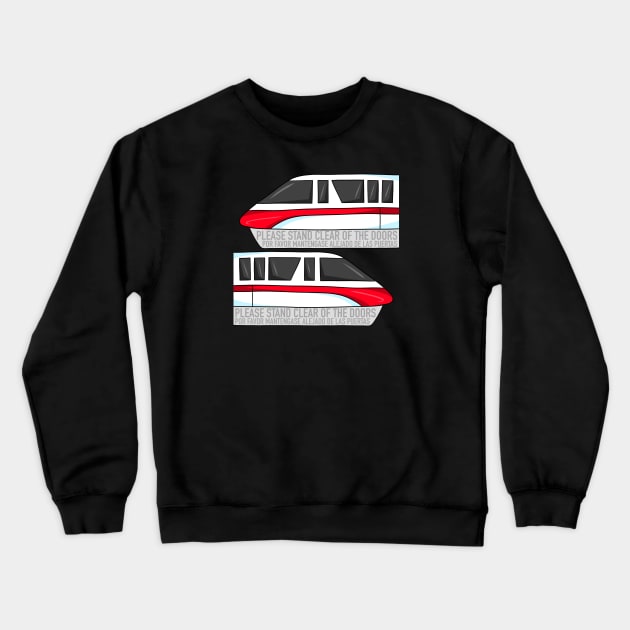 Monorail Crewneck Sweatshirt by SE Art and Design